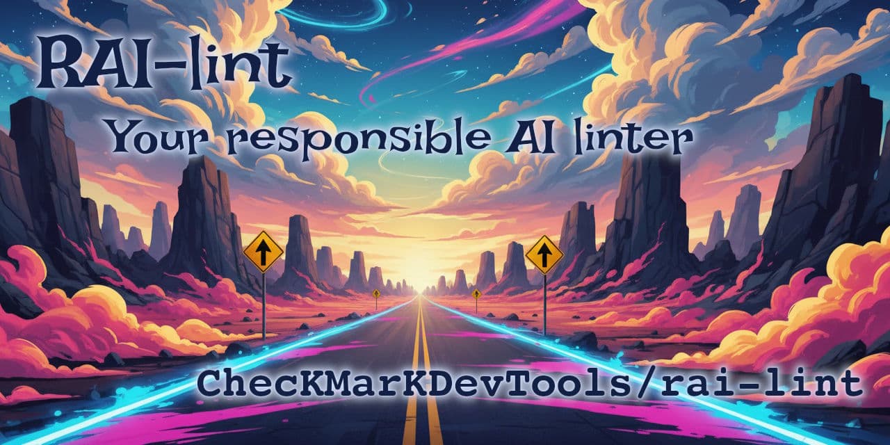 RAI Lint banner enforcing explicit AI attribution in git commits and workflows